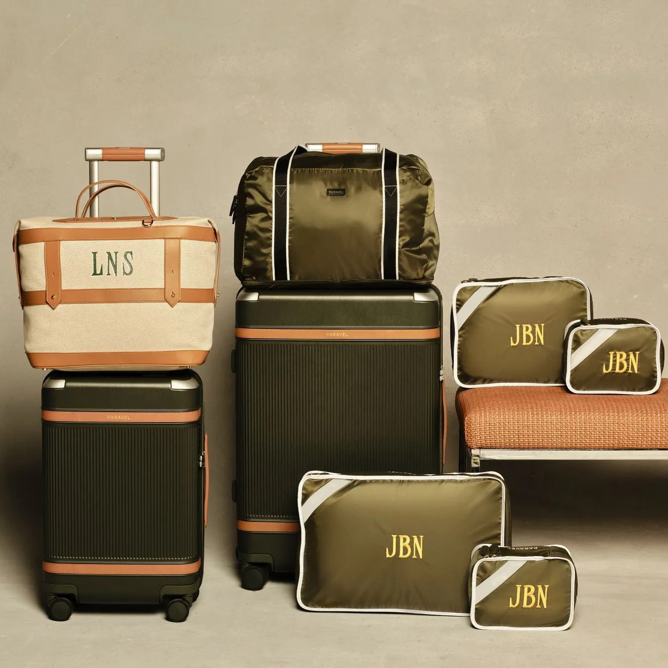 Paravel sustainable luggage materials